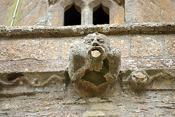 The gargoyle on the north side of the church May 2011